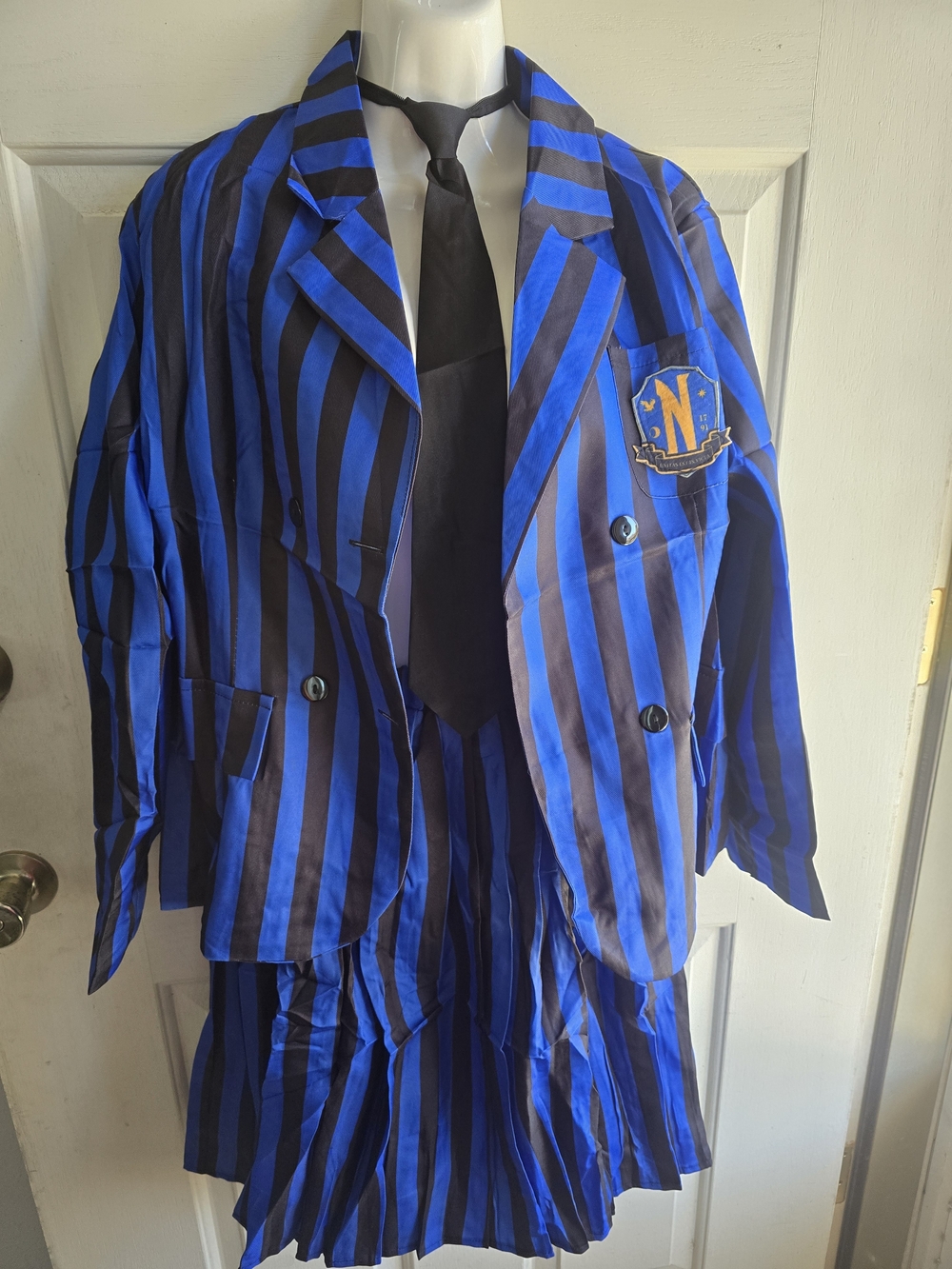 Nevermore Academy School Uniform Costume for Adults, Women's Costume